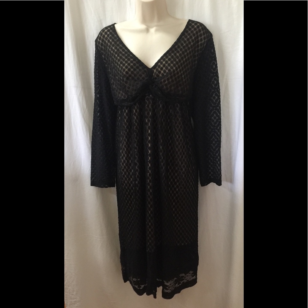 Dress black lace NWT